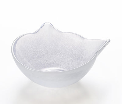 Coconeco Cat Glass Bowl - Black and White Cat