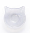 Coconeco Cat Glass Bowl - White Cat (Clear)