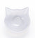 Coconeco Cat Glass Bowl - White Cat (Clear)