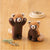 Hamanaka Aclaine Acrylic Fibre Needle Felting Kit - Red Panda Twins (English)