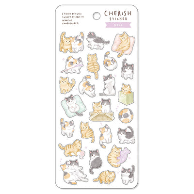 Mind Wave Sticker Pack - Cherish Series-  Cats