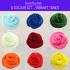 HandCrafter Superfast Felting Wool - Vibrant Set (9 Colours)