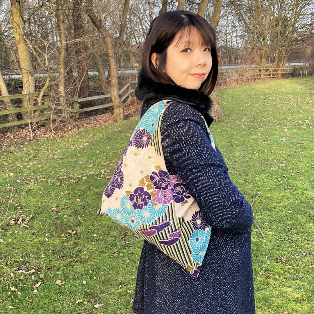 Furoshiki Bag 2ways | Furoshiki Bag with Handles & Drop Shape Bag |  #CraftyMagicDecember - YouTube