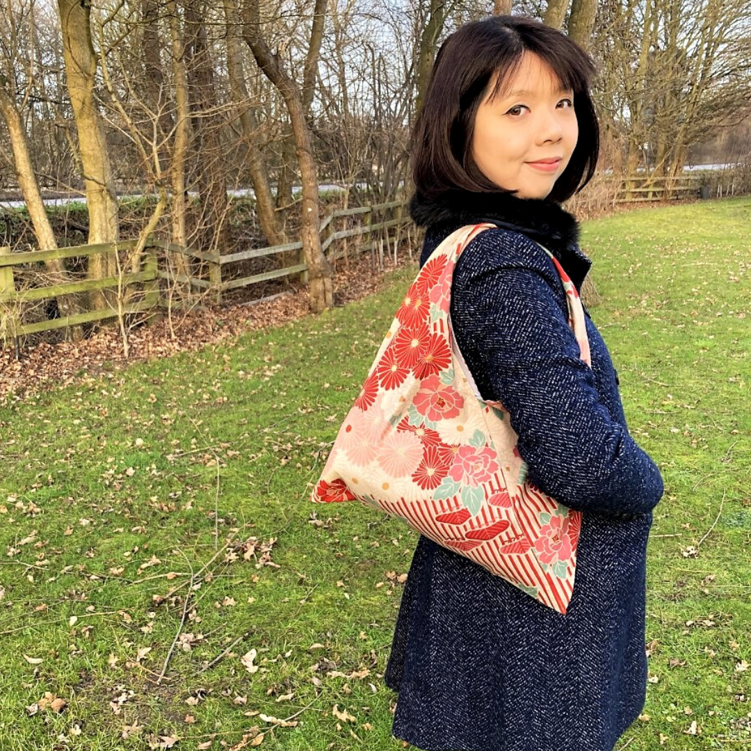 The 'Shippo' Tan Resuable Furoshiki bag – Aeshaane by Neesha Amrish