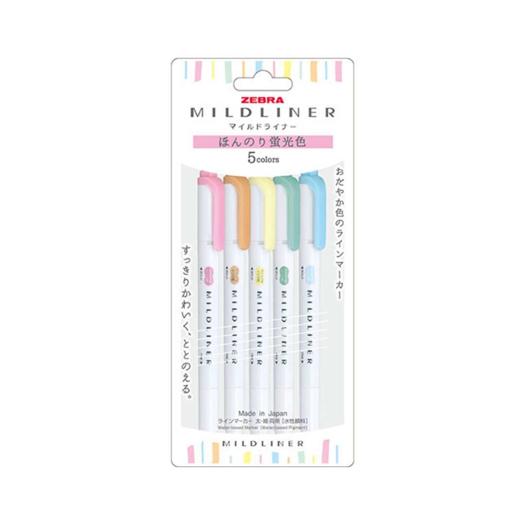 Zebra ClickArt Click Marker - Set of 12 Colors - Pastel