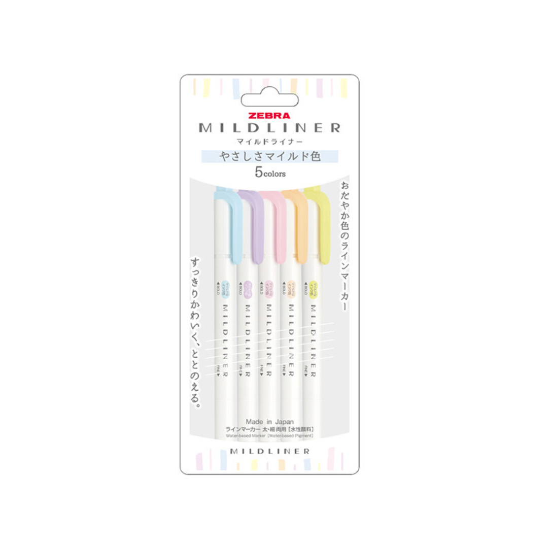Zebra ClickArt Click Marker - Set of 12 Colors - Pastel